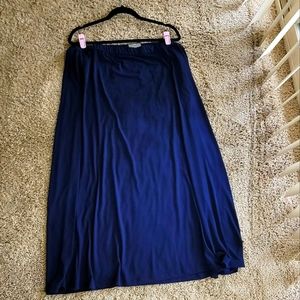 Plus size maxi skirt
